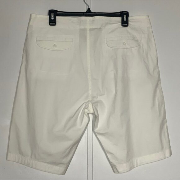 Caribbean Joe Women’s Chino Shorts in White - Picture 5 of 9